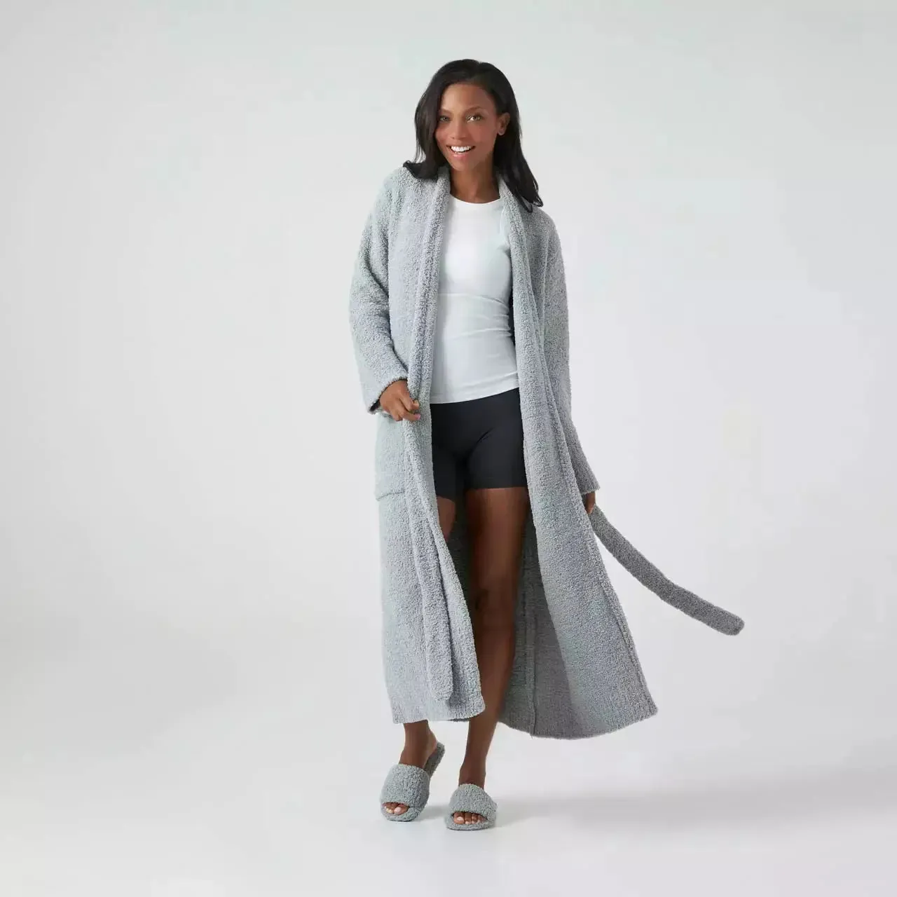 Kashwere Ultra Soft Hampton Robe Available In Stone, Malt, Creme &  Navy