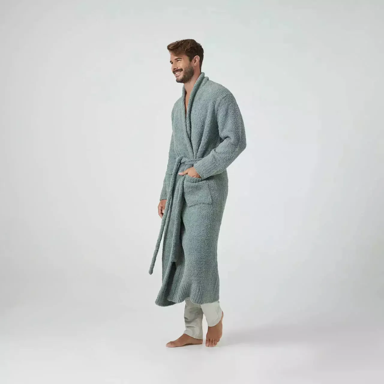 Kashwere Ultra Soft Hampton Robe Available In Stone, Malt, Creme &  Navy