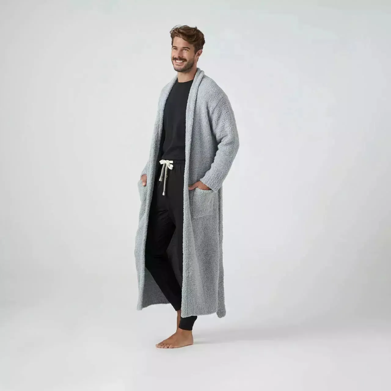 Kashwere Ultra Soft Hampton Robe Available In Stone, Malt, Creme &  Navy