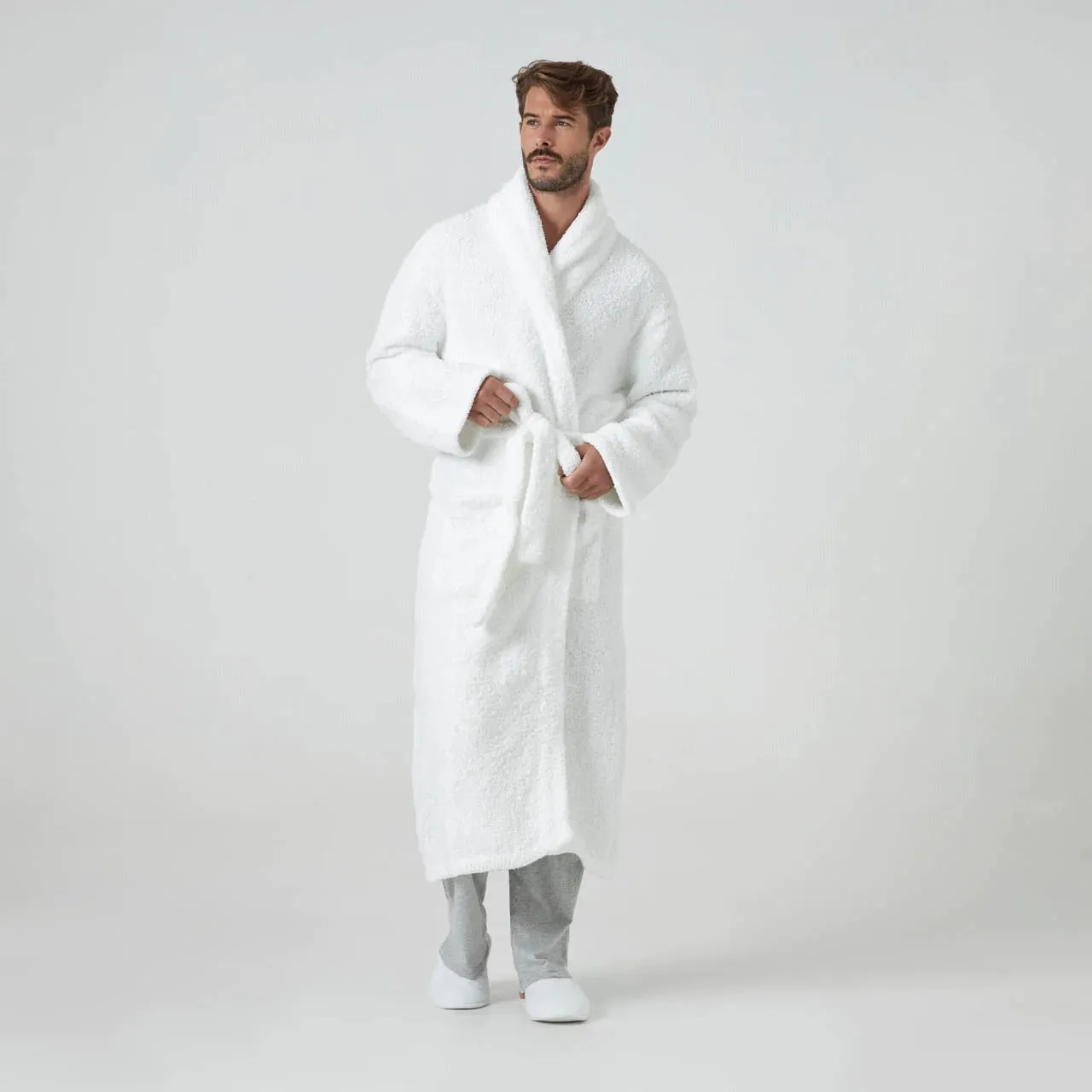 Kashwere Ultra Soft Signature Shawl Collar Robe Available In White, Crème, Navy, Soapstone, Iris, Pink, Walnut, Ice Blue, Slate & Black ~ LAST CHANCE SALE ~ LIMITED QUANTITIES