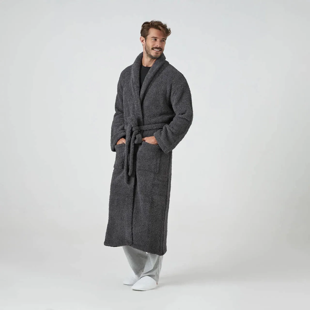 Kashwere Ultra Soft Signature Shawl Collar Robe Available In White, Crème, Navy, Soapstone, Iris, Pink, Walnut, Ice Blue, Slate & Black ~ LAST CHANCE SALE ~ LIMITED QUANTITIES