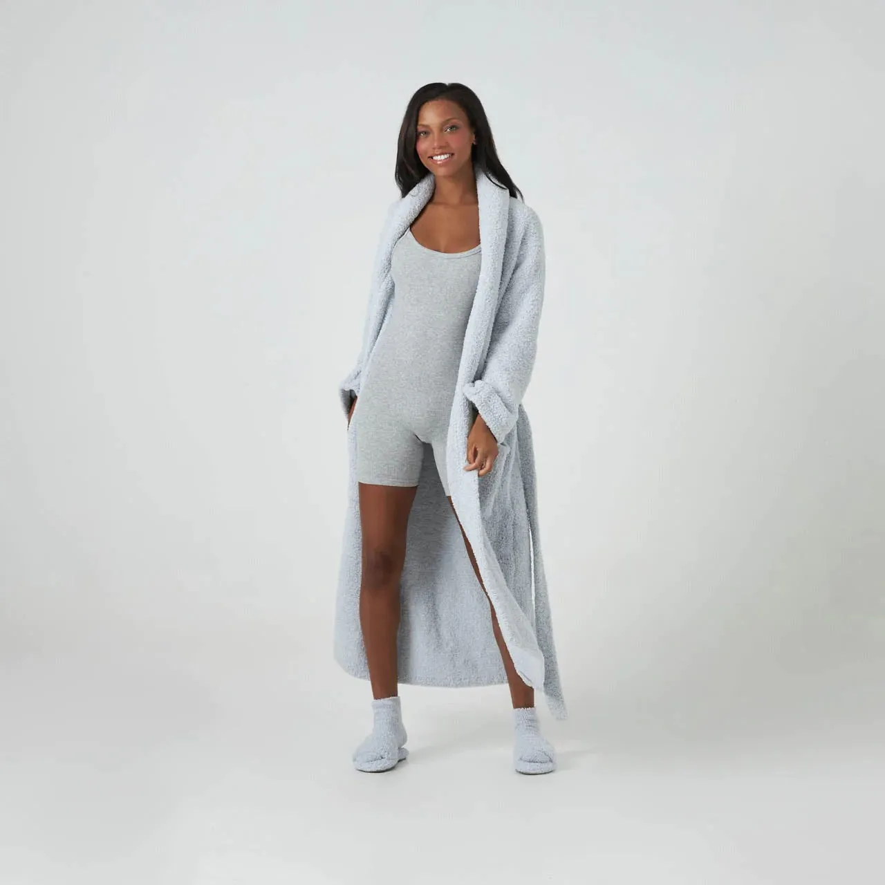 Kashwere Ultra Soft Signature Shawl Collar Robe Available In White, Crème, Navy, Soapstone, Iris, Pink, Walnut, Ice Blue, Slate & Black ~ LAST CHANCE SALE ~ LIMITED QUANTITIES