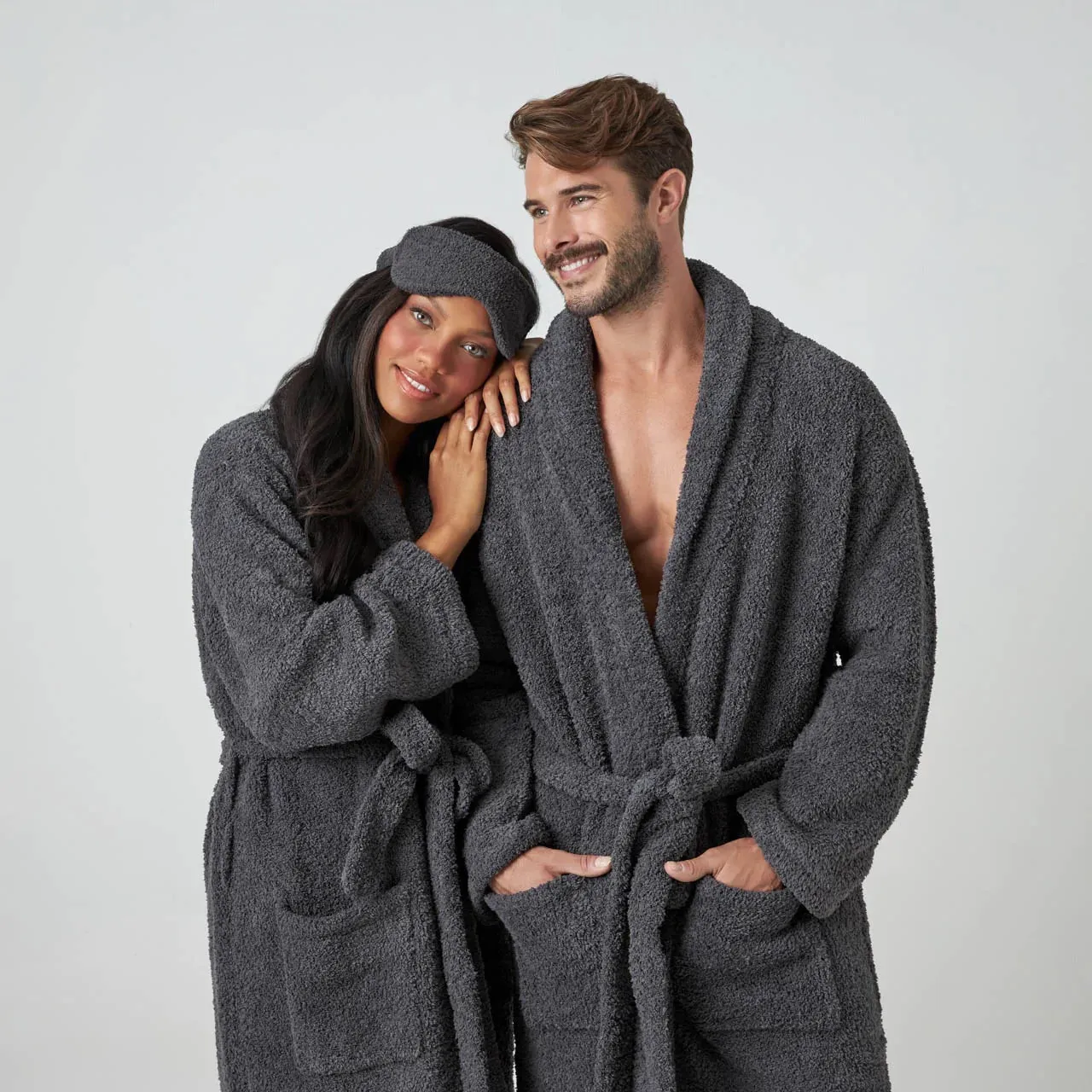 Kashwere Ultra Soft Signature Shawl Collar Robe Available In White, Crème, Navy, Soapstone, Iris, Pink, Walnut, Ice Blue, Slate & Black ~ LAST CHANCE SALE ~ LIMITED QUANTITIES