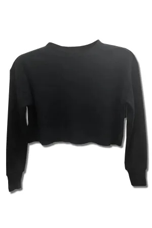 Katie J Cooper Waffle Crop Top