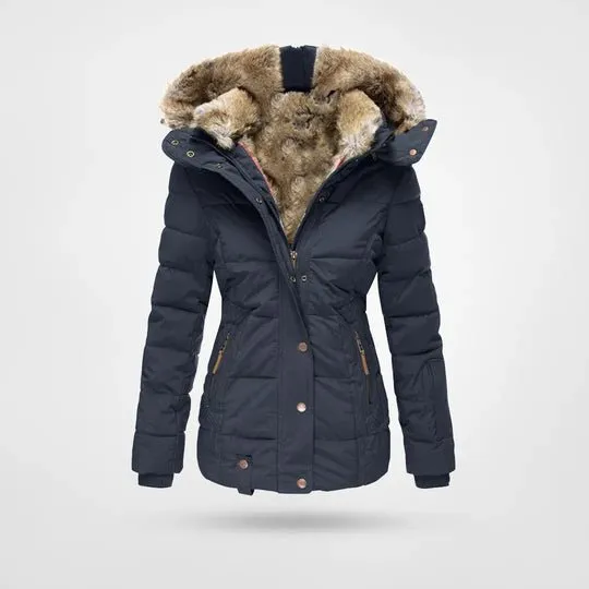 Kerensa - Cozy Hooded Insulation Woman's Coat