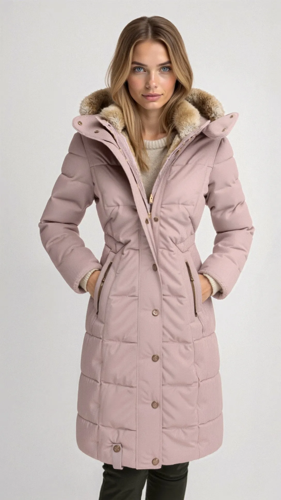 Kerensa - Cozy Hooded Insulation Woman's Coat