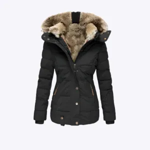 Kerensa - Cozy Hooded Insulation Woman's Coat