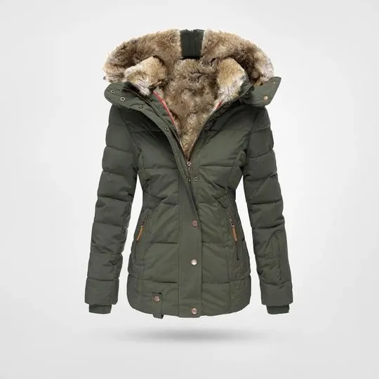Kerensa - Cozy Hooded Insulation Woman's Coat