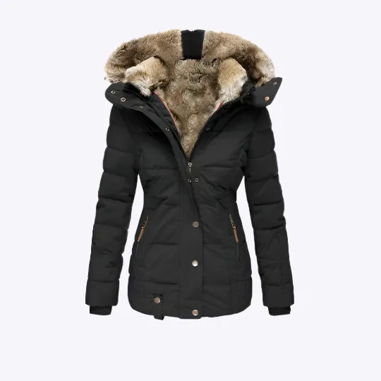 Kerensa - Cozy Hooded Insulation Woman's Coat