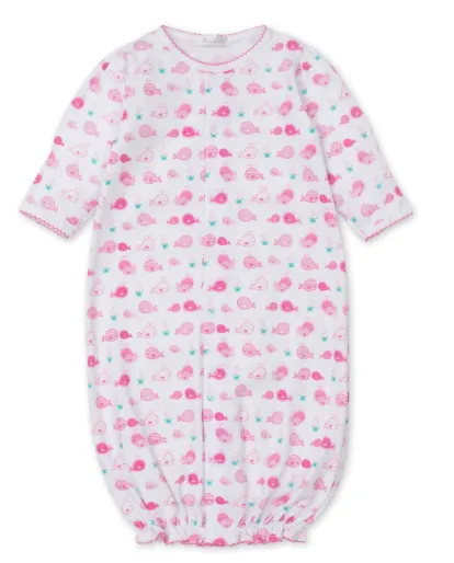 Kissy Kissy Blue Whale Print Converter Gown