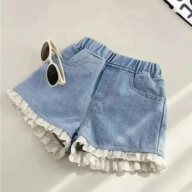 Korean Style Girls' Denim Shorts