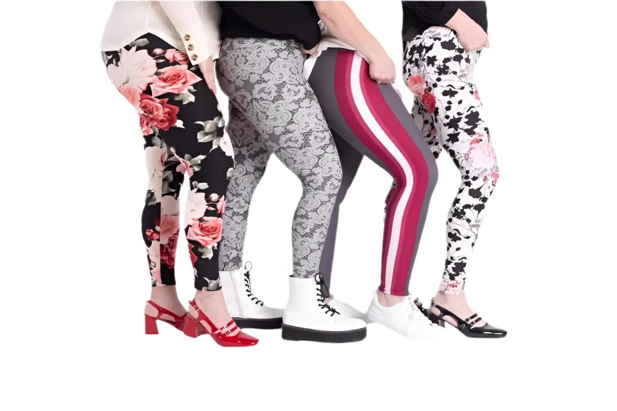 Leggings - Black Multi Sprinkles