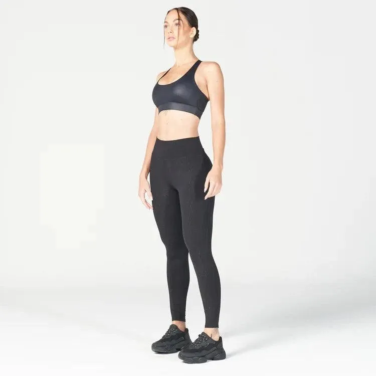 Leggings Core Agile Reimagined - Svartar