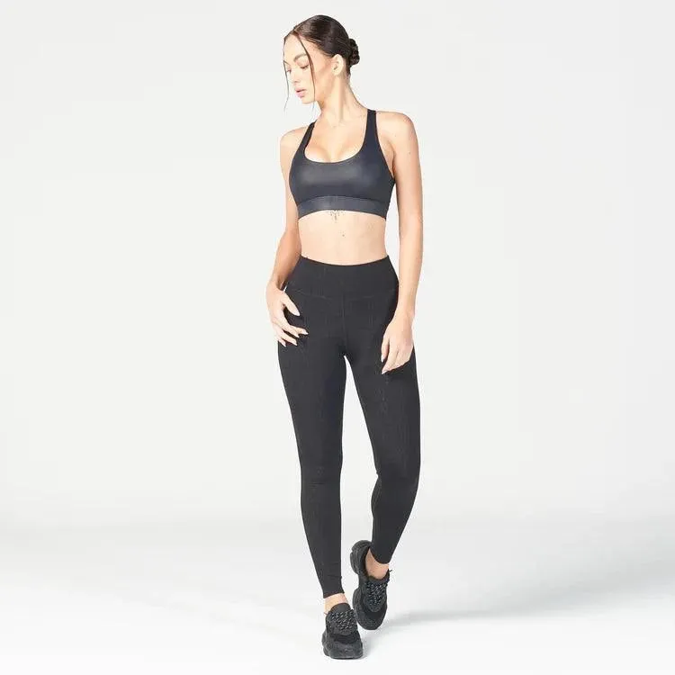 Leggings Core Agile Reimagined - Svartar