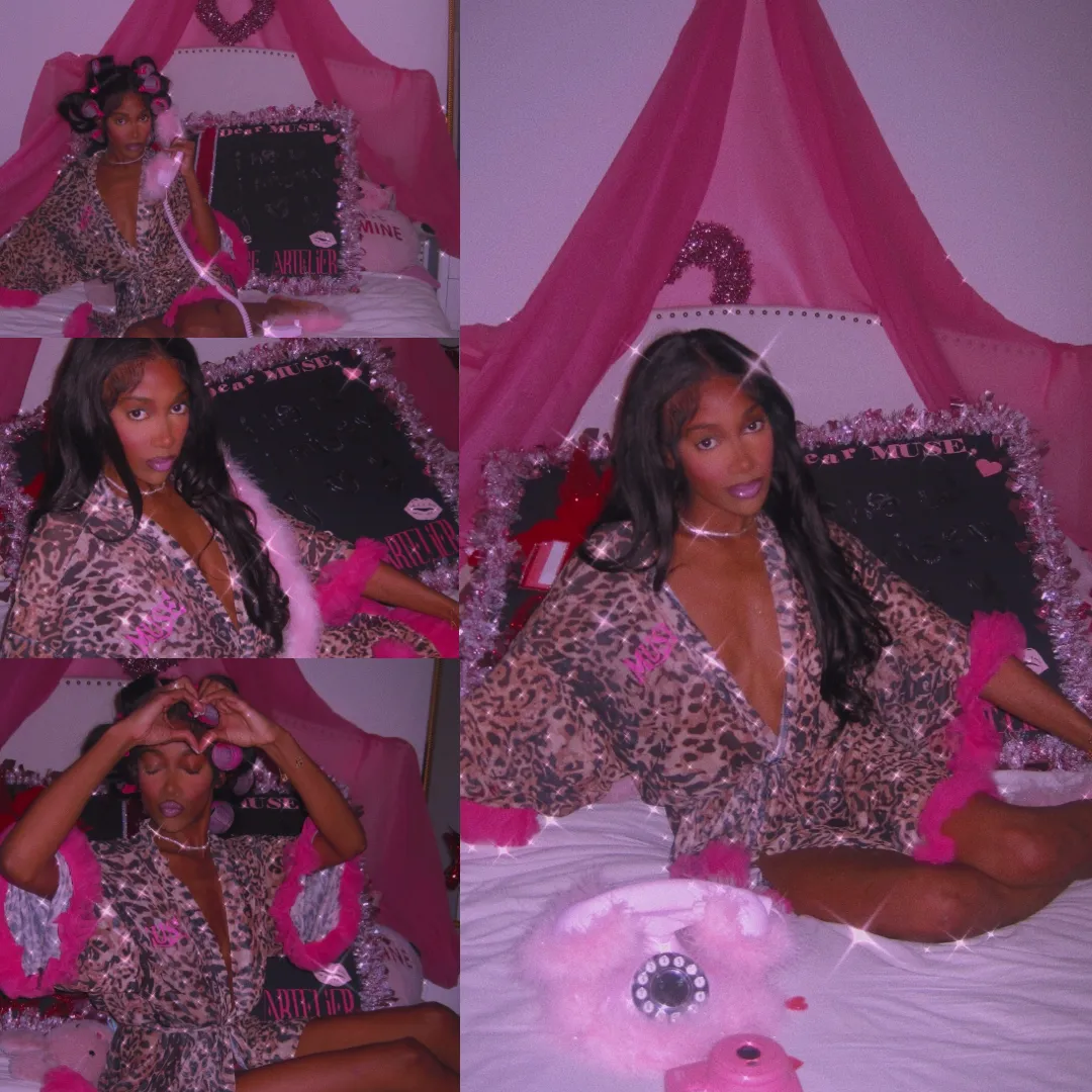 LEOPARD MAMA LUXE ROBE