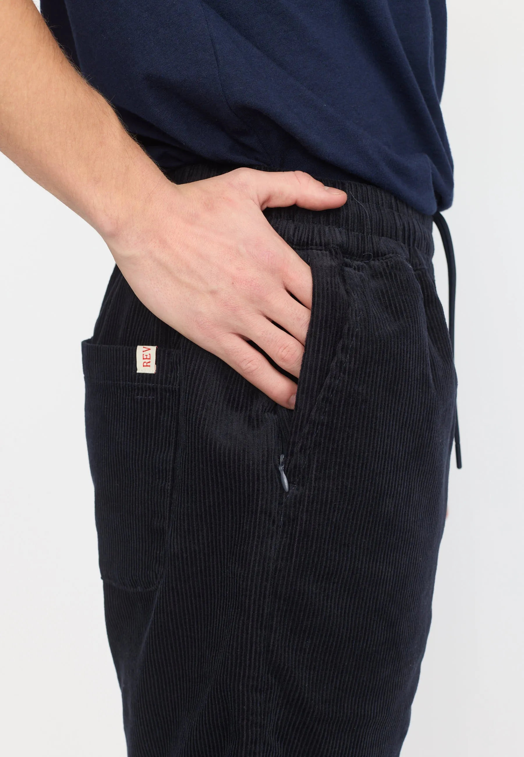 Long Casual Shorts / 4053 - Navy