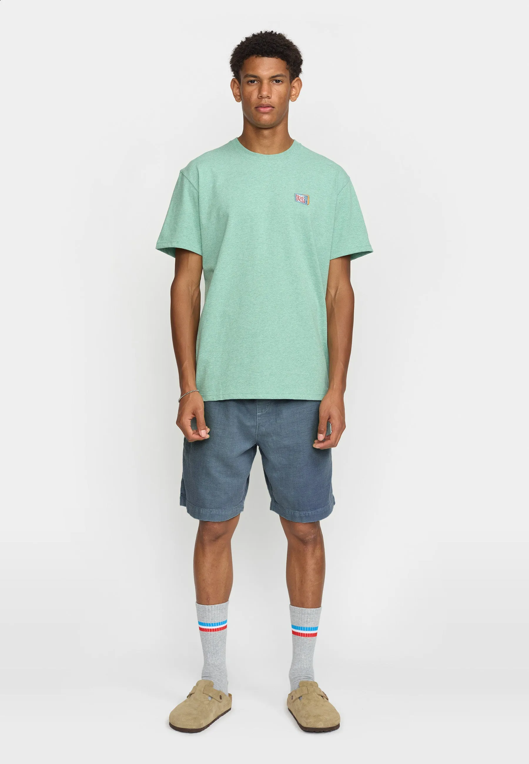 Long Casual Shorts / 4070 - Blue