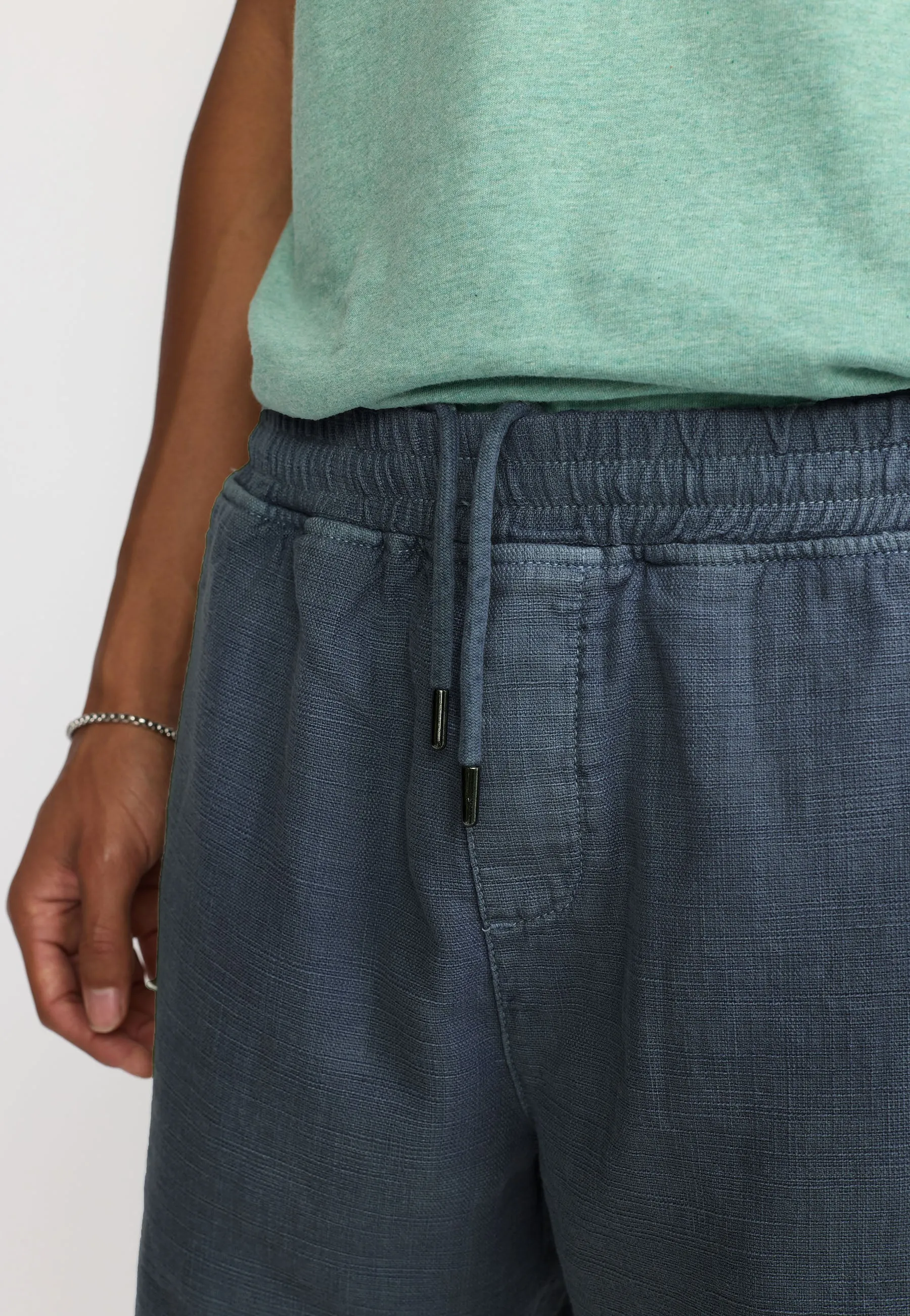 Long Casual Shorts / 4070 - Blue