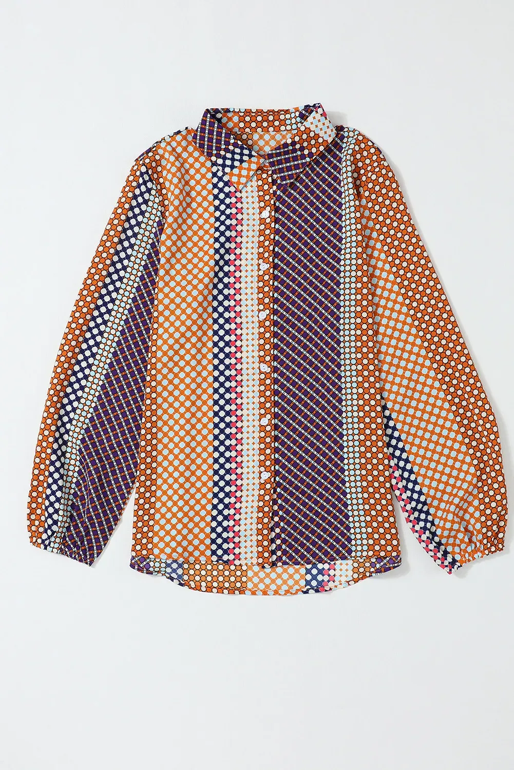 Long Sleeve Button Down Shift Shirt