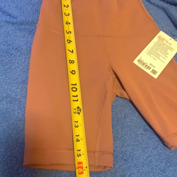 LULULEMON WUNDER TRAIN HIGH RISE YOGA SHORT 8” SIZE 4 NEW EVERLUX FABRIC