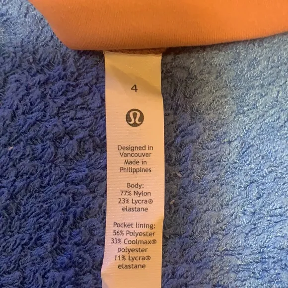 LULULEMON WUNDER TRAIN HIGH RISE YOGA SHORT 8” SIZE 4 NEW EVERLUX FABRIC