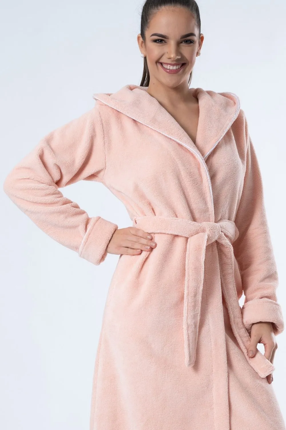 Luxe Hooded Bamboo Blend Robe