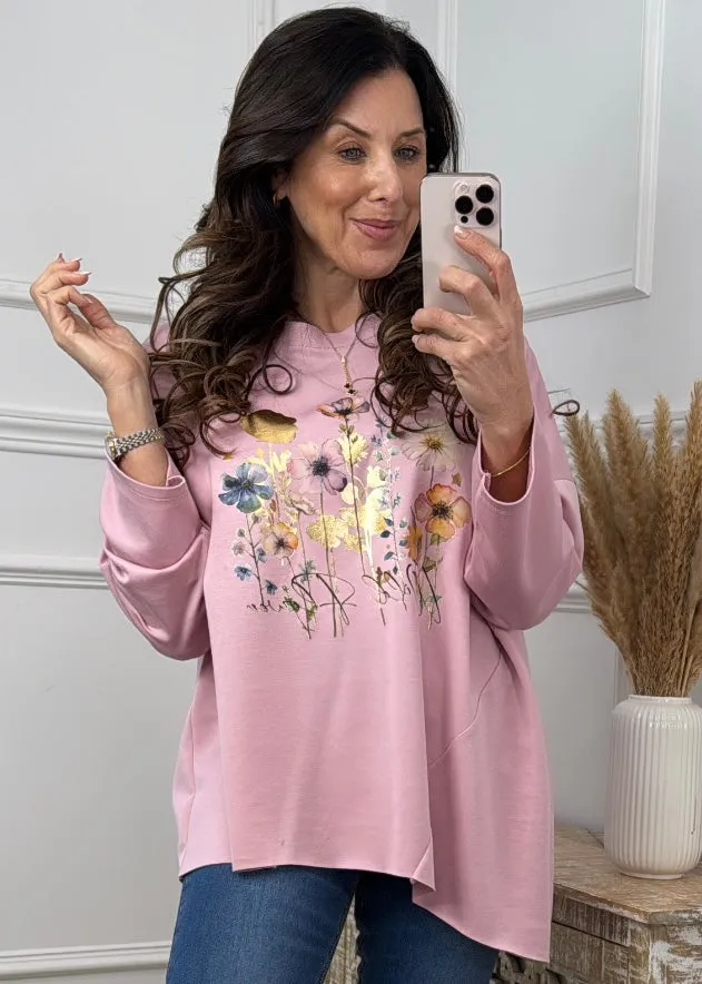 Lynda Pink Floral Top