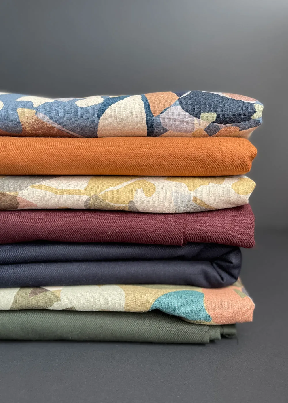 Mallow - Light Brushed Cotton Drill, Navy