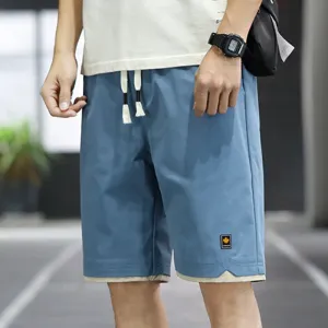 Men Shorts Slim Sports Five-Point Pants