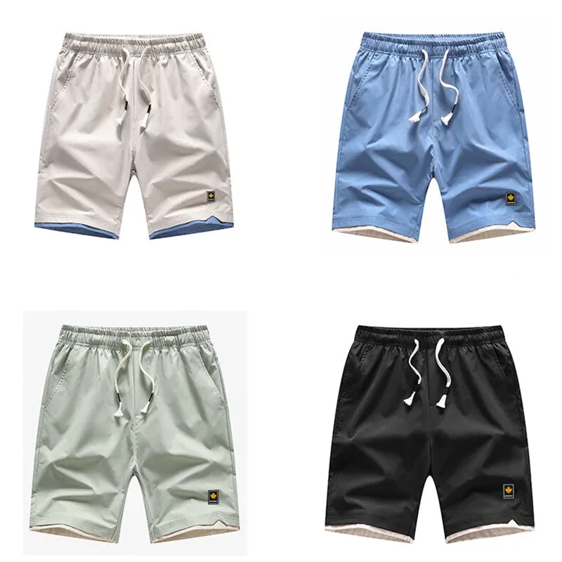 Men Shorts Slim Sports Five-Point Pants