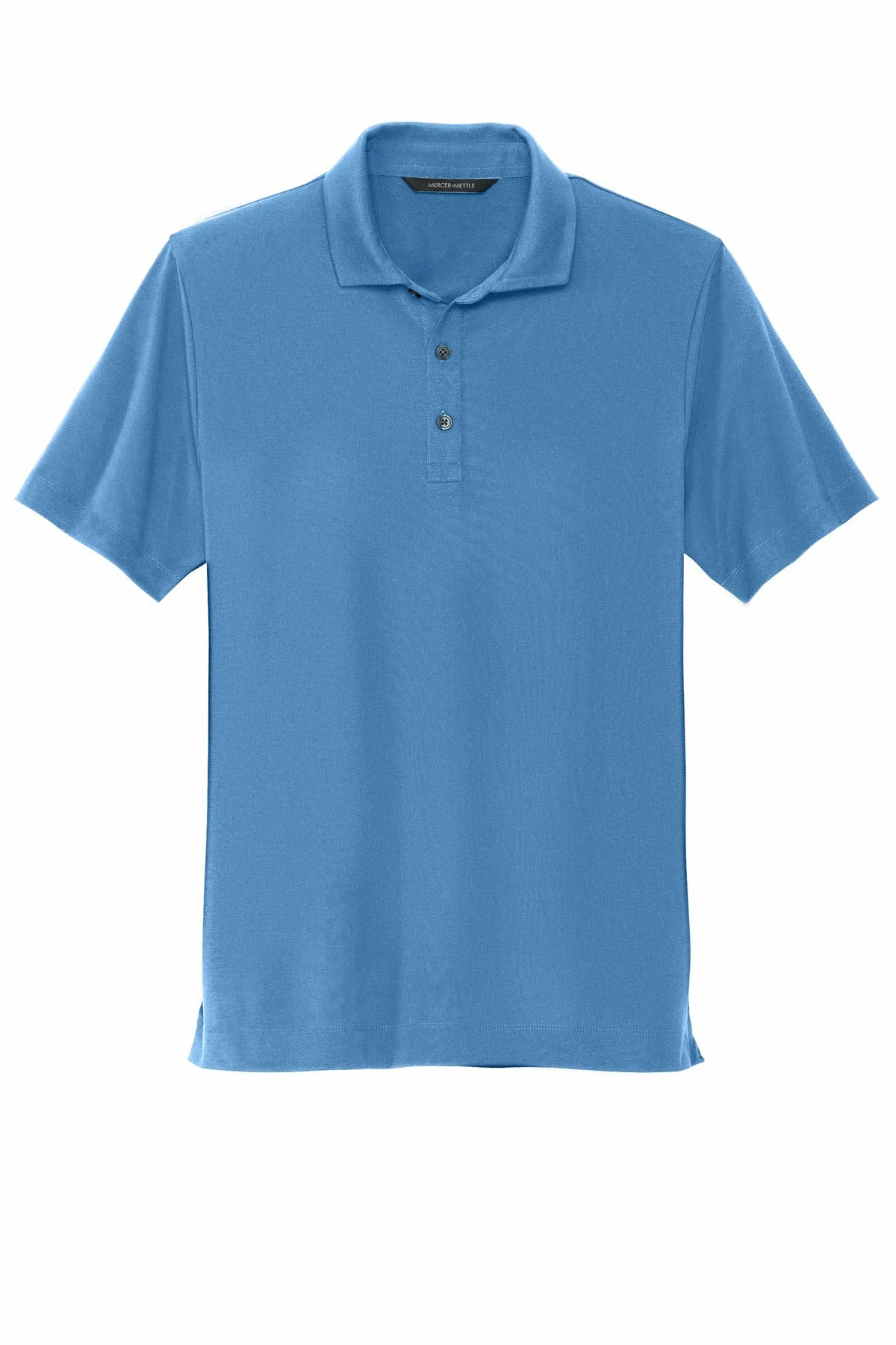 Mercer Mettle Stretch Jersey Polo MM1014 Parisian Blue