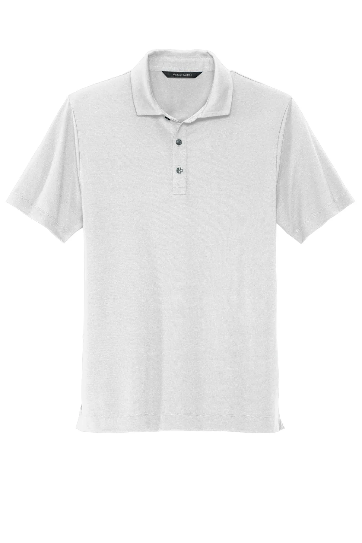 Mercer Mettle Stretch Jersey Polo MM1014 White