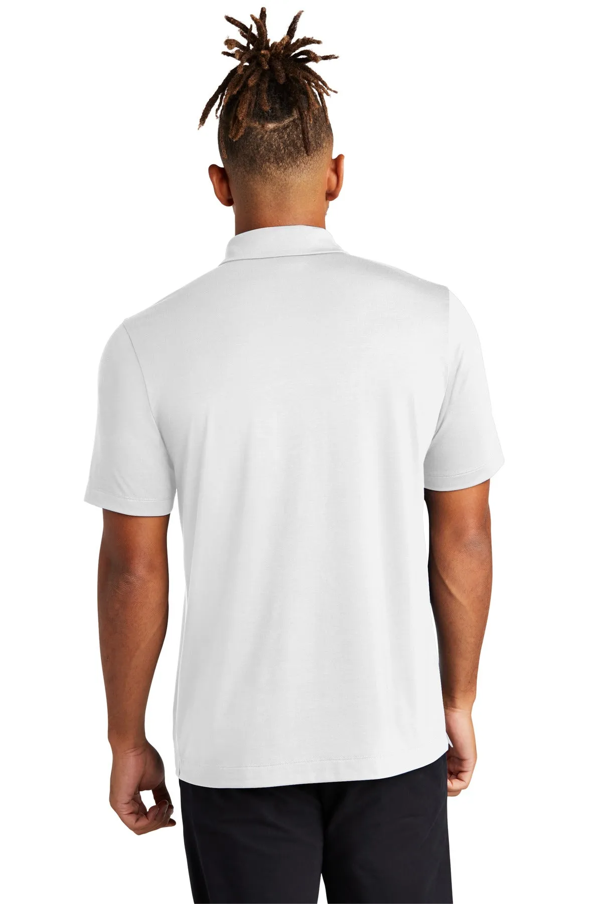Mercer Mettle Stretch Jersey Polo MM1014 White