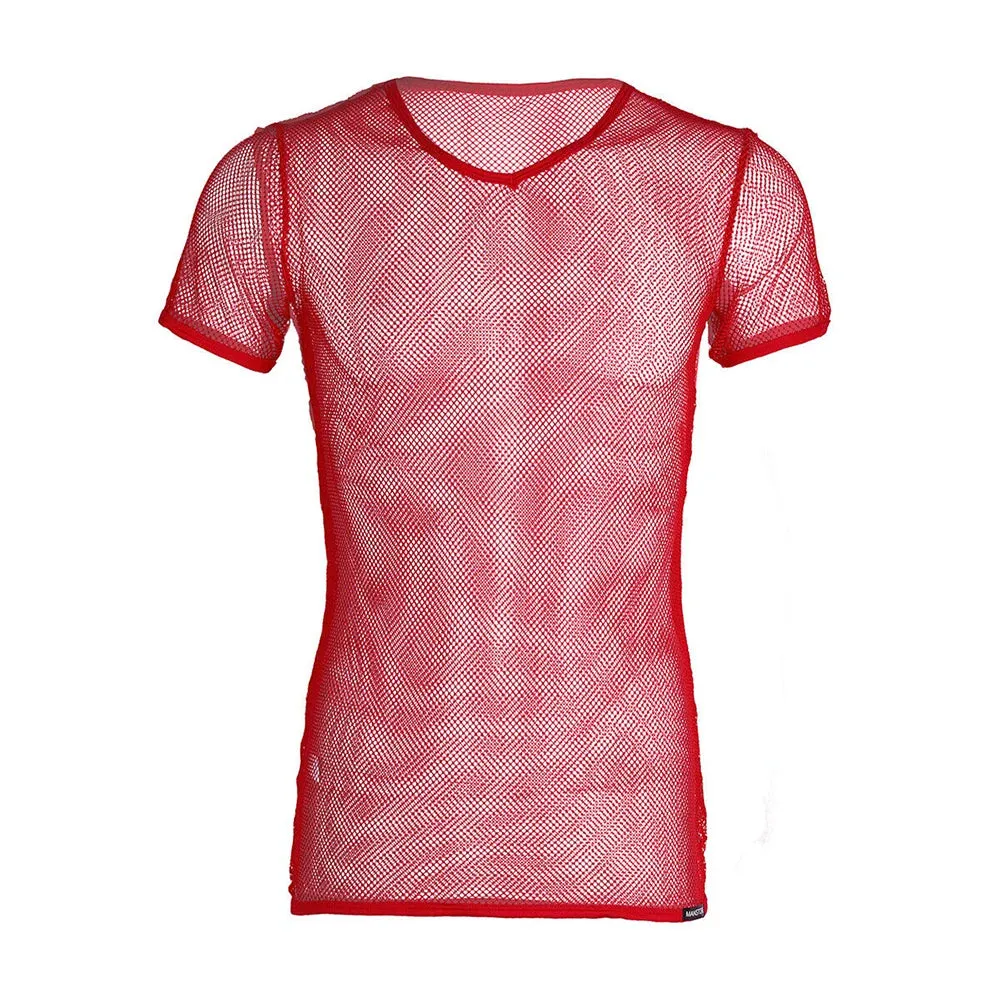 Mesh Short Sleeve Undershirt Top