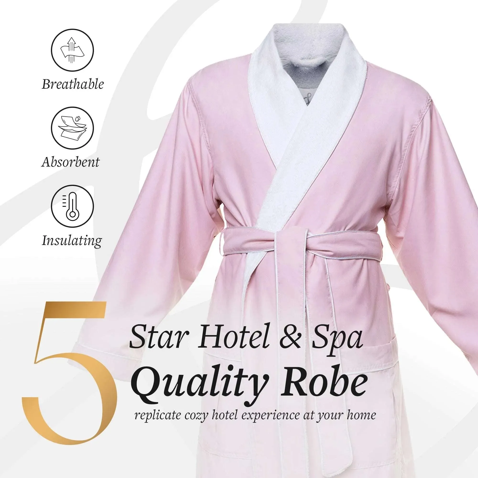 Microfiber Plush Robe with Minx Plush Lining | Style: MPR3000