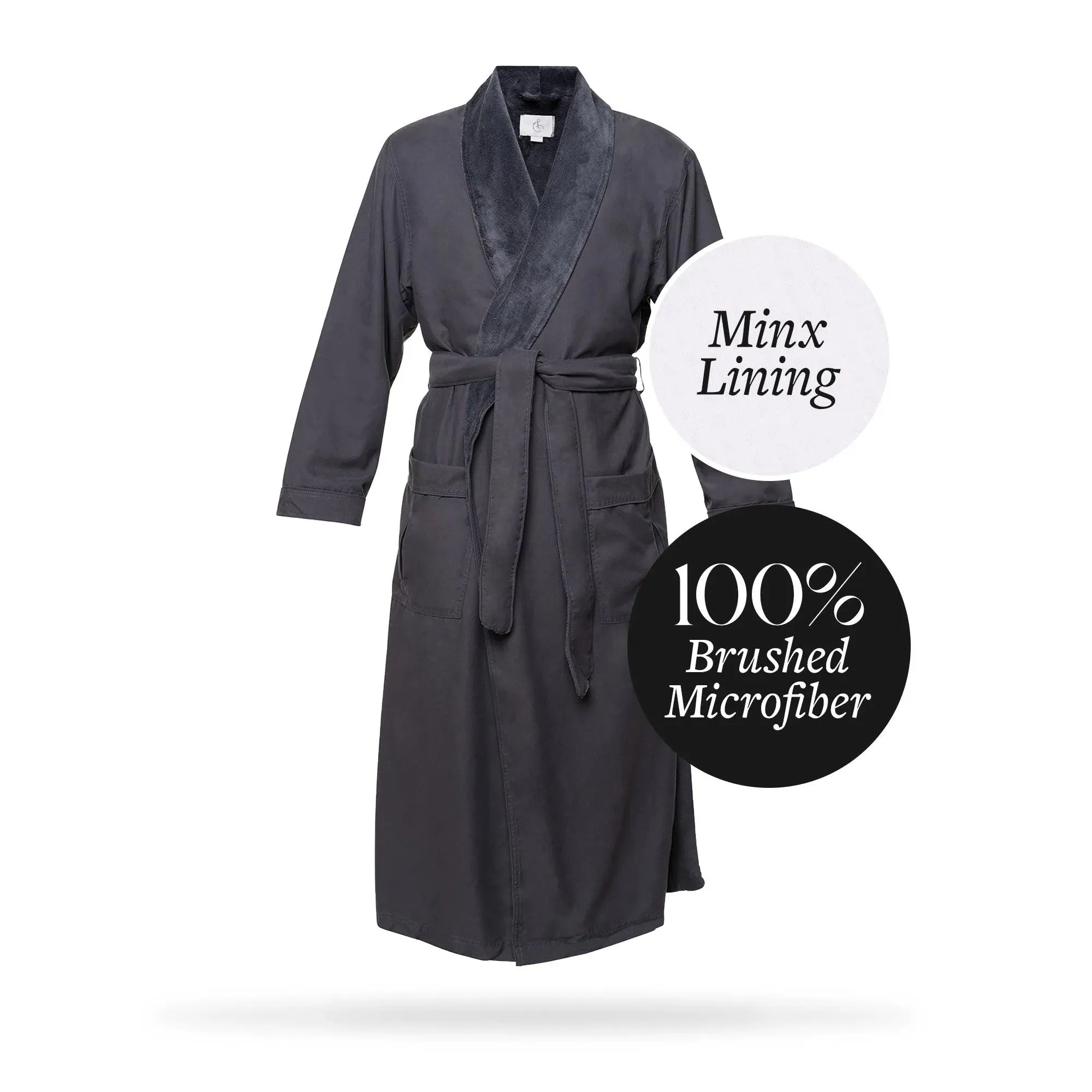 Microfiber Plush Robe with Minx Plush Lining | Style: MPR3000