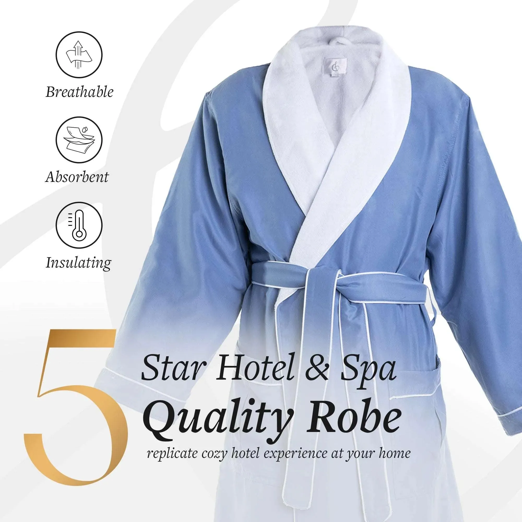 Microfiber Plush Robe with Minx Plush Lining | Style: MPR3000