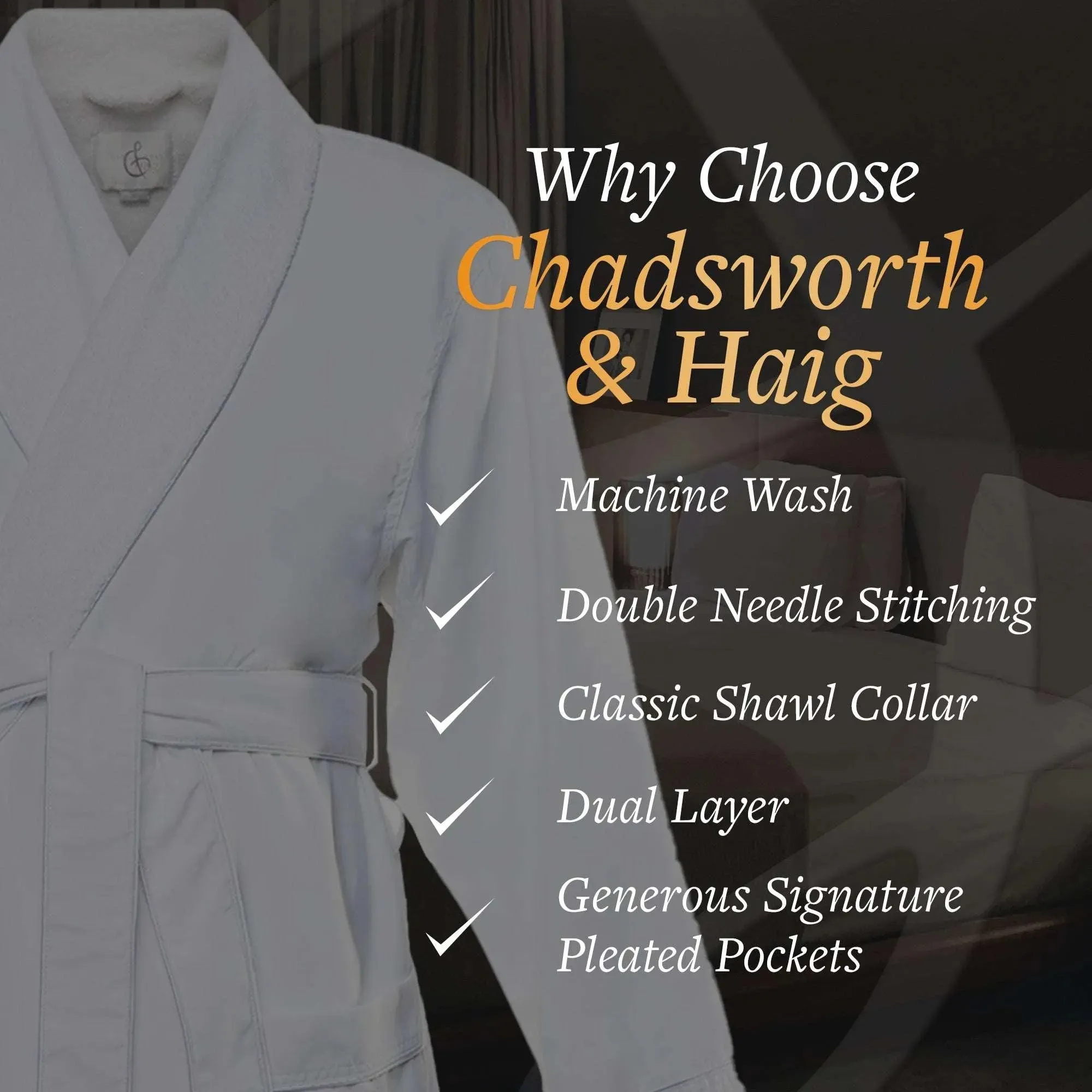 Microfiber Plush Robe with Minx Plush Lining | Style: MPR3000