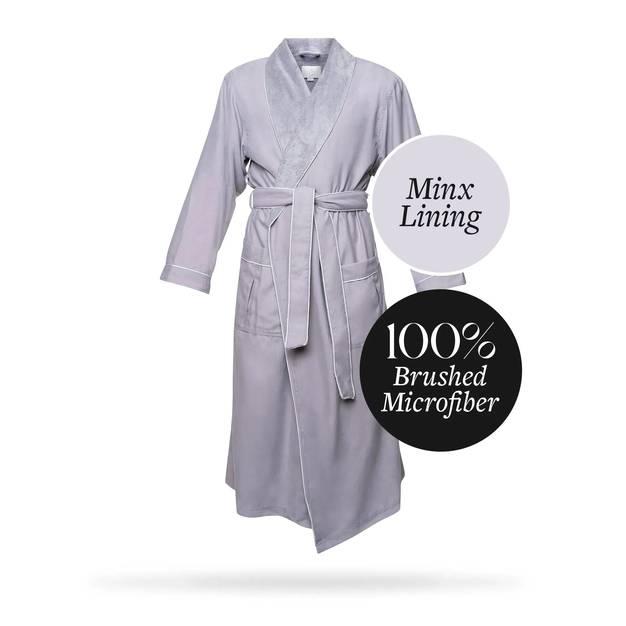 Microfiber Plush Robe with Minx Plush Lining | Style: MPR3000