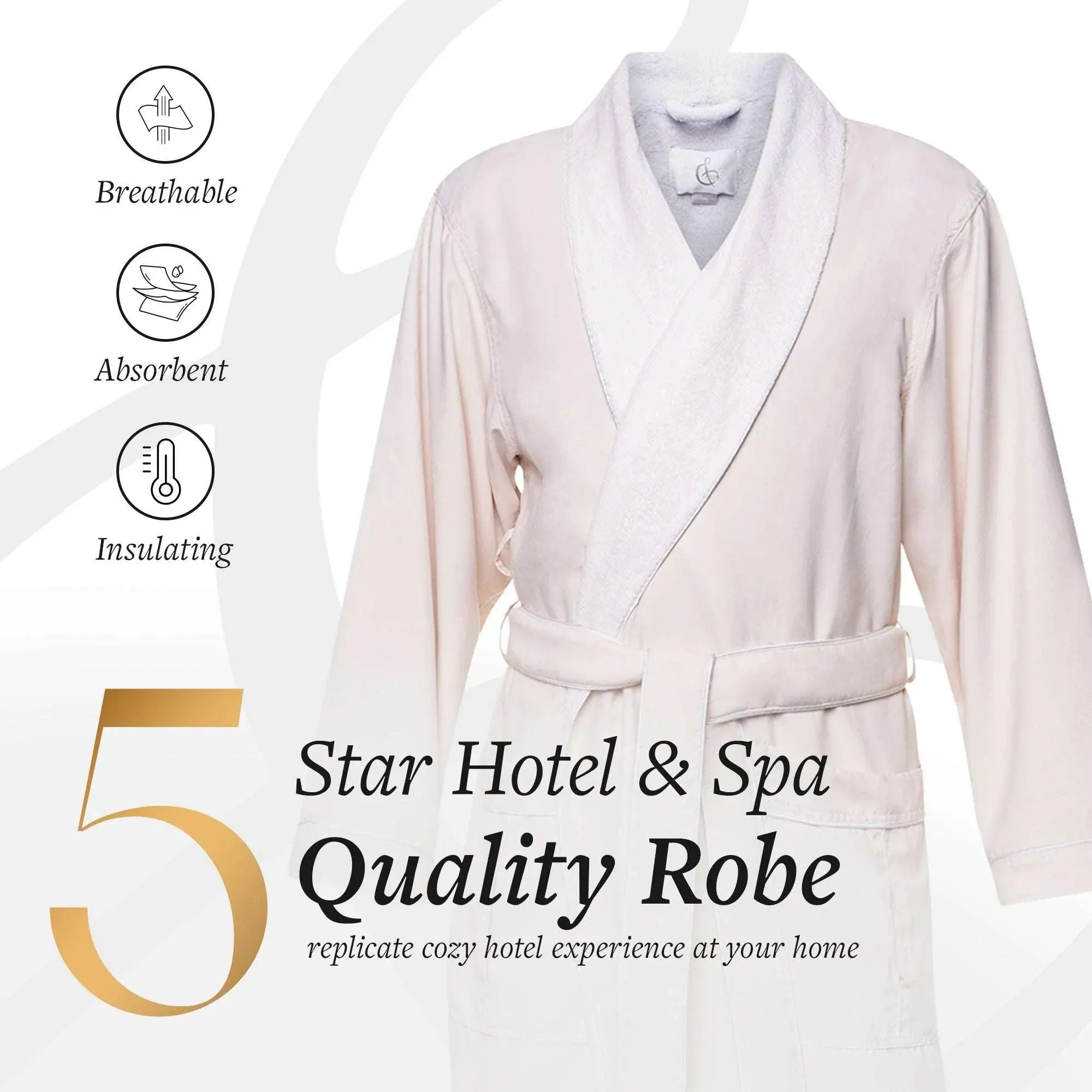 Microfiber Plush Robe with Minx Plush Lining | Style: MPR3000