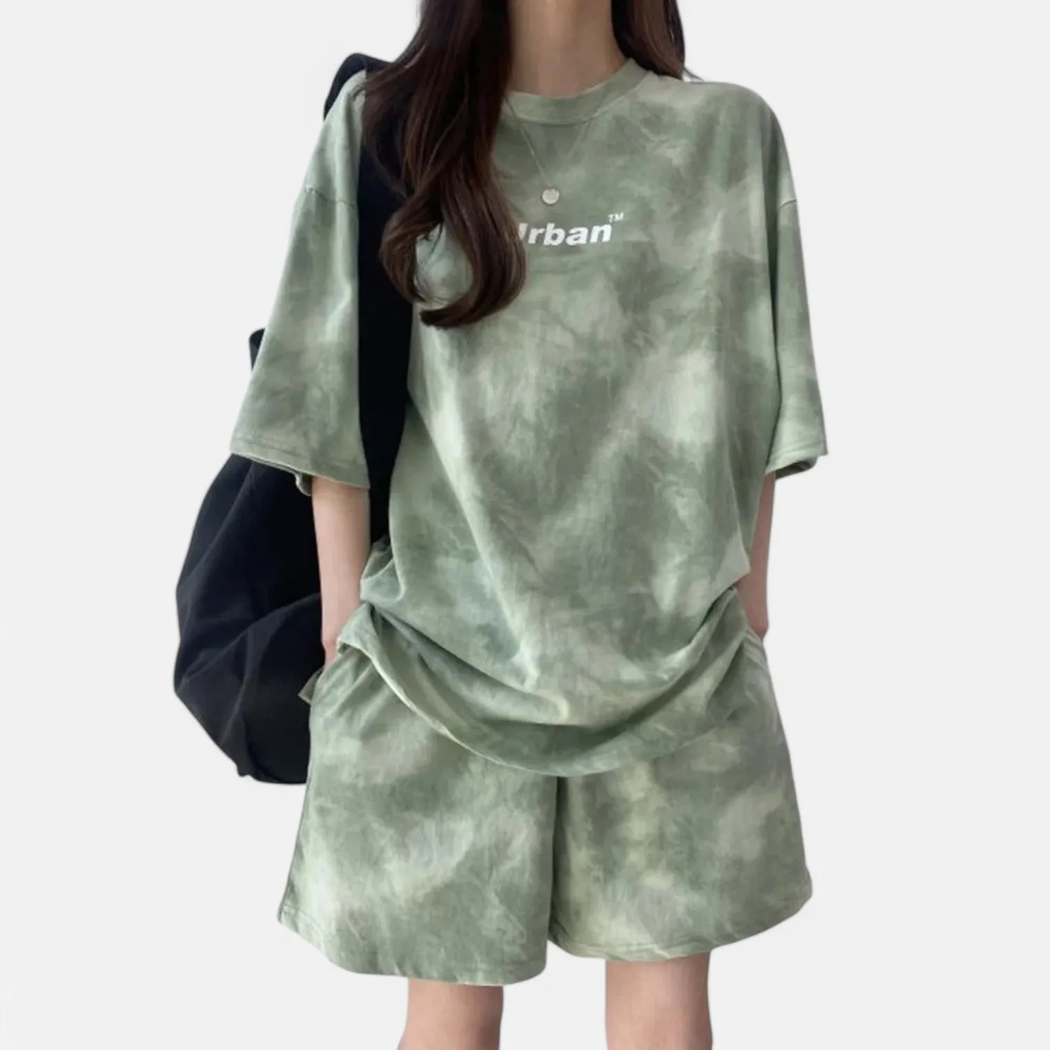 Monacogents | Casual Tie-Dye T-Shirt & Shorts Set