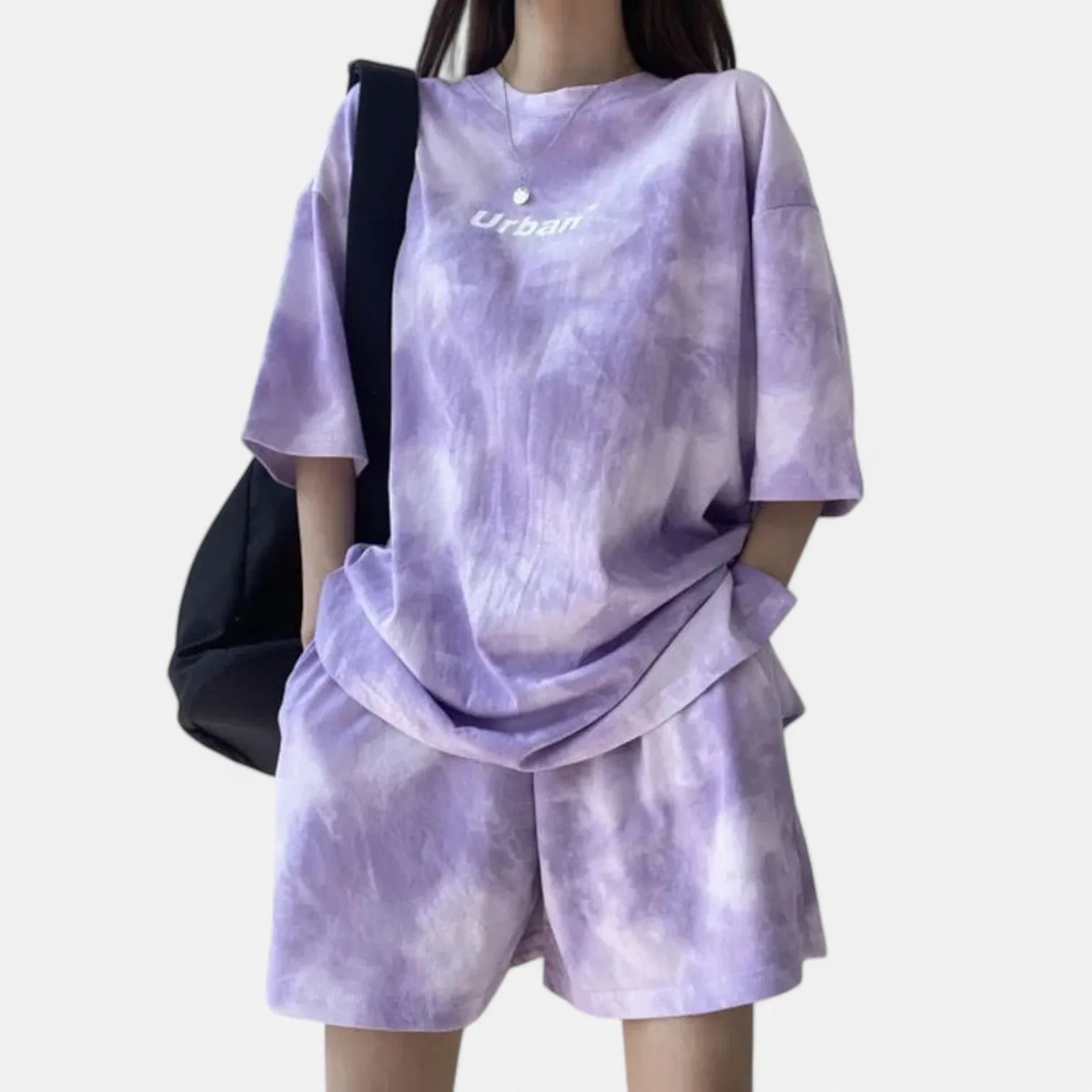 Monacogents | Casual Tie-Dye T-Shirt & Shorts Set