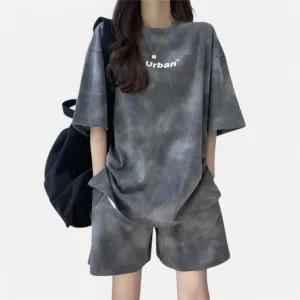 Monacogents | Casual Tie-Dye T-Shirt & Shorts Set