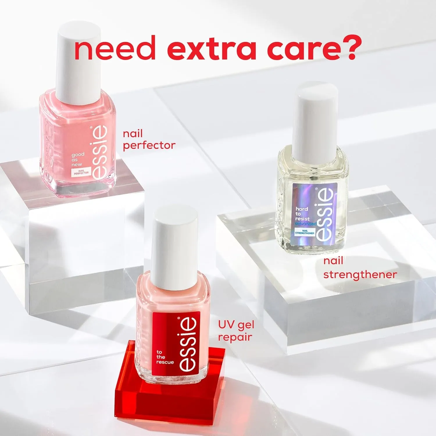 Nail Care, UV Gel Damage Repair Treatment, to the Rescue Nail Repair Base Coat, 0.46 Fl Oz