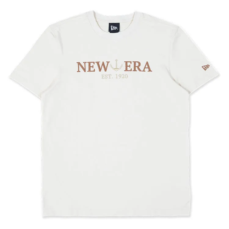 New Era Sailor Club Light Cream Short Sleeve T-Shirt