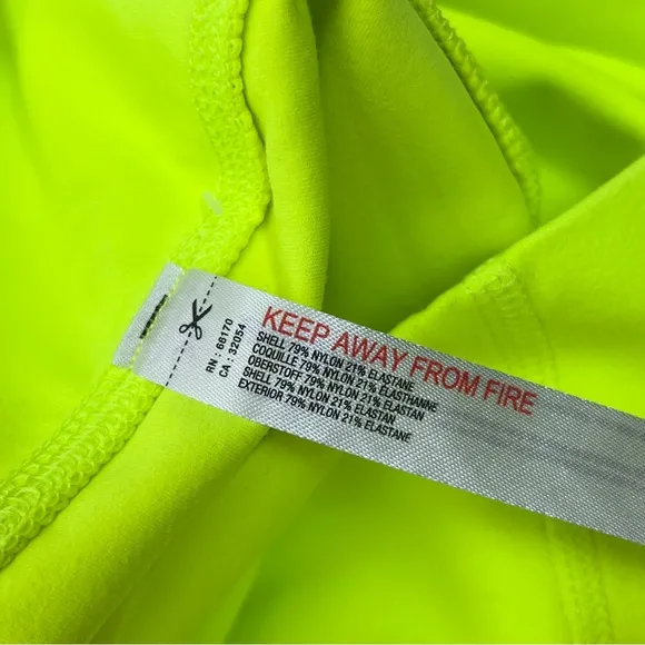 NEW Free People Movement x Hatch Never Better Shorts M Neon Yellow