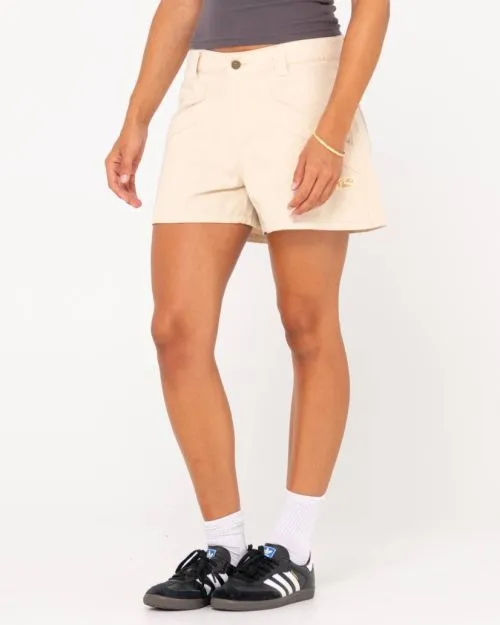 New Look Low Rise Cargo Short - Oatmilk
