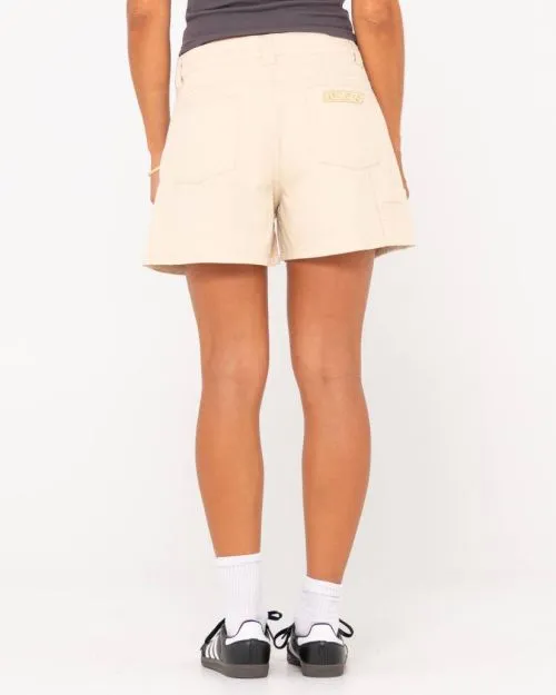 New Look Low Rise Cargo Short - Oatmilk