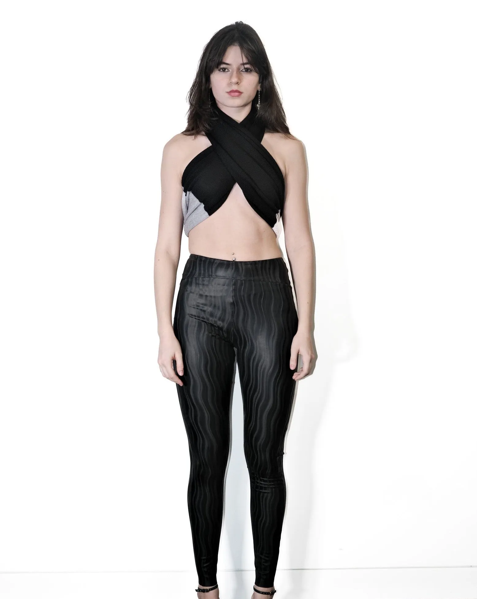 Nominal Black Latex Leggings