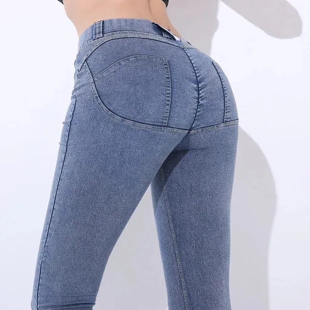 NORMOV Low Waist Push-Up Fitness Leggings for Women